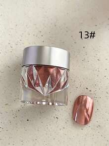 1 Botol (0,5g) Bubuk Kuku Glitter Moonlight Mirror Bubuk Aurora Dekorasi Kuku - MultiWarna - View 22
