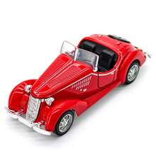 1PC-New 1:38 Vintage Classic Wanderer Alloy Car Model Simulation Toy Car Ornament-Birthday Gift-Ideal Gift-Surprise Gift-Holiday Gift-Couple Gift-Gift-Christmas Gift-Game Enthusiast Exquisite Gift-Gift - Multicolor - View 8
