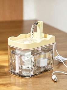 Air Mancur Minum Hewan Peliharaan 1,5L, Dispenser Air Kucing, Penyaringan Kotoran Otomatis, Pengoperasian Tenang, Cocok untuk Kucing dan Anjing Kecil dan Sedang, Air Mancur Minum Hewan Peliharaan USB, Adaptor Tidak Termasuk - 1,5 liter - View 7