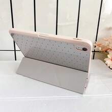 淡粉色波點天使手寫字體平板保護殼，附筆槽，適用於 iPad 10代 10.9吋 2022 智能保護殼/Air 13(M3 2025)/Air 11(M3 2025)/11(A16 2025)/適用於 Galaxy S9/S7/S10+/適用於 Galaxy Tab S6 Lite 10.4吋/適用於 MatePad - 彩色 - 查看 7
