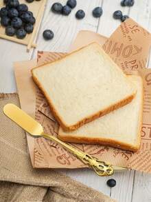 4/6pcs Elegant Stainless Steel Butter Knife Metal Jam Spreader Exquisite Handle Suitable For Breakfast/Sandwich/Peanut Butter/Cheese Kitchen Accessories - View 5