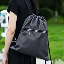BAILEE Casual And Stylish Shoulder Bag With Reflective Strips, Drawstring Closure, Perfect For Travel, Fitness, And Sports Activities. Ideal As A Gift. - Multicolor - View 4