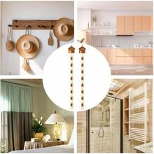 1pc Modern Wall-Mounted Plastic Panel Hat Rack - Space-Saving Vertical Hat Storage Organizer, Suitable For Closet, Bathroom, Bedroom, Dorm, Apartment - For Storing Hats, Caps, Headscarves - Multicolor - View 5