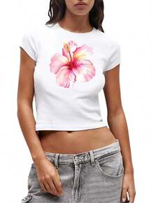 Women T-Shirts - Roe Red 02 - View 1