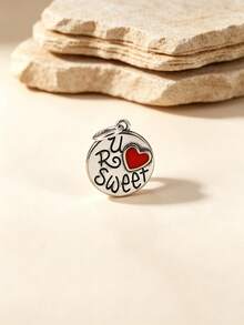 925純銀琺瑯 U R Sweet 棒棒糖吊墜飾品 可愛秋季糖果珠寶 返校季感恩節女孩禮物 手鍊吊墜 - U R Sweet Lollipop Charm - 查看 3