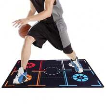 Thick Non-Slip Basketball Training Mat, Silent & Shock-Absorbing, Suitable For Indoor/Outdoor Basketball Dribble & Footwork - D - View 4