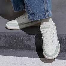 XTEP New Women's Versatile Lightweight Breathable Outdoor Casual Sneakers - White Green - View 5