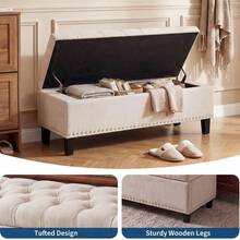 Storage Benches & Ottomans - Gray - View 3