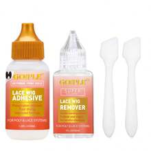 GOIPLE Super Strong Adhesive Lace Glue, Waterproof Lace Front Wig Glue, Suitable For Wigs And Hair Extensions, Firmly Bonds Wigs, Invisible Fast Drying, Comes With Applicator, Halloween - Wig Glue + Applicator - View 14