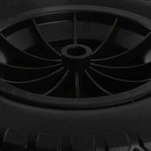 14" Solid Wheelbarrow Tire – 3.50-8 Heavy Duty PU Replacement Wheel With Rim For Garden Trolley, Barrow & Go-Kart - Black - View 7