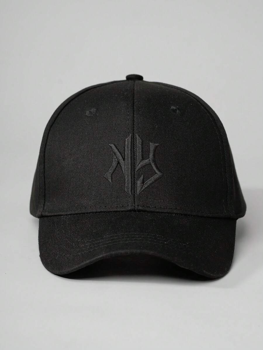 1件中性刺繡SUPPORT DAY漁夫帽,防曬透氣,百搭新風格,適合戶外休閒與遮陽穿戴 - 黑色 - 查看 1
