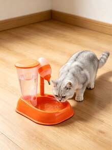 1 Piece Pet Water Fountain, Ball Bearing Water Outlet Prevents Choking, Large Capacity For Food And Water Storage, Non-Slip Base, Suitable For Both Cats And Dogs. - Multiple Specifications - View 3