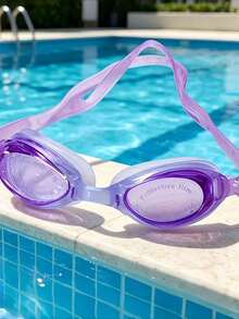 1/3 Swimming Goggles, Double Layer Sealed Lens, Comfortable Elastic Silicone Strap, Waterproof Anti-Fog Leak-Proof, Unisex, Professional Diving Equipment - A - View 3