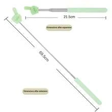 7pcs Random Color Telescopic Reading Finger Pointers, Conducting Baton, Click Reading Teaching Aid Tool, Teacher Classroom Pointer - A - View 2