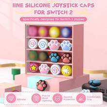 Cute Game-Themed Silicone Joystick Caps For Switch 2/Ns2/ For Switch2 - Vibrant Animal & Character Designs, Durable Joypad Thumb Rocker Covers, Non-Slip Grip, Easy To Clean, Gaming Additions, Playful Design, Smooth - View 7