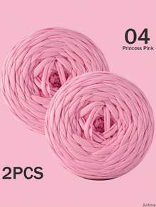 1/2件 T-Shirt 粗毛線，大號 300g±20g/件 - 2cm 寬，柔軟聚酯纖維毛線布料，適用於 DIY 鉤編包包、籃子、地墊、拖鞋、娃娃、毛線手工藝，多色度假風鉤編線，鉤編配件，手工禮物 - 彩色 - 查看 79