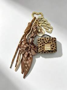 1pc Cute Leather Strawberry Keychain Bag Charm, Keyring Pendant For Women's Shoulder Bag, Tote Bag Charm, Keychain Pendant - Multicolor - View 11