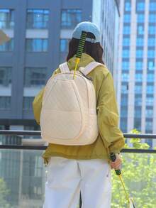 網球裝備包 Peak 拍袋 網球拍後背包 運動裝備後背包 匹克球與網球雙用絎縫後背包，專為匹克球與網球愛好者設計，適用於場邊比賽、訓練與戶外活動的多功能裝備包 - 彩色 - 查看 11