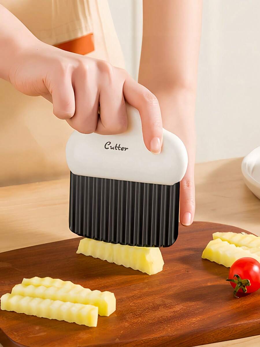 Multifunctional Stainless Steel Vegetable Slicer, Wavy Potato Cutter, Home Kitchen Appliance, Can Cut Various Shapes And Patterns - Multicolor - View 1