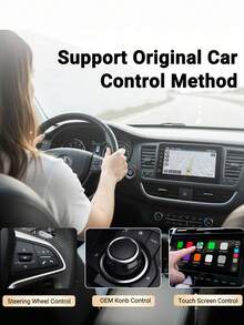 XUDA 2026 新款 2-in-1 無線 CarPlay / Android Auto 迷你轉接器 - 2.4-5.0 GHz WiFi 5 Carplay 轉換器，有線轉無線，快速自動連接，無延遲，緊湊設計，附 USB/USB-C 接口，免電池 - B - 查看 8