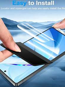 4pcs High Definition Flexible Hydrogel Full Coverage Screen Protector, Compatible With Google Pixel 6/7/8/9/10 Pro/Edge 70/60/50 Fusion, Self-Healing Scratches, Easy Installation, Explosion-Proof & Scratch-Resistant, Supports Fingerprint Recognition (Soft Film, Not Glass) - 4Pcs - View 8