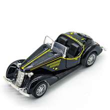 1PC-New 1:38 Vintage Classic Wanderer Alloy Car Model Simulation Toy Car Ornament-Birthday Gift-Ideal Gift-Surprise Gift-Holiday Gift-Couple Gift-Gift-Christmas Gift-Game Enthusiast Exquisite Gift-Gift - Multicolor - View 9