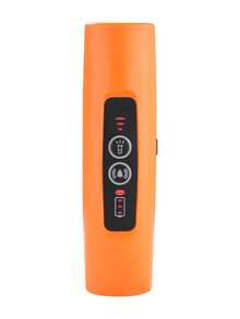 Multifunctional Ultrasonic Dog Repeller Portable Anti-Barking Dog Training Device For Outdoor Running, Walking, Travel And Outings, 3-In-1 Portable Ultrasonic Dog Repeller With Flashlight, Alarm And Dog Training Anti-Barking Device - Orange - View 14