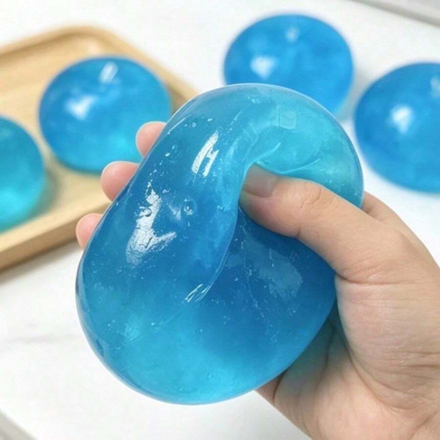 Transparent Apple Squishy Toy, Green Tea Scented Slow Rebound Soft Fruit Squeeze Stress Relief Toy, Adult Anxiety Relief Sensory Toy, Portable For Work, Study And Daily Use