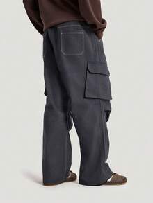 Adidas Originals Men's Track Pants M Woven Long Pants KR5043 - Black - View 4
