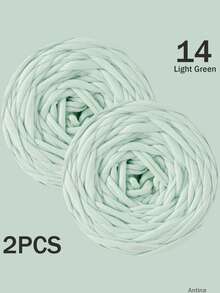1/2件 T-Shirt 紗線，大號 300g±20g/件 -2cm 寬，編織布料柔軟聚酯纖維紗線，適用於 DIY 鉤編包包、籃子、地墊、拖鞋、娃娃、紗線手工藝。多色紗線、度假紗線、鉤編紗線、手工紗線、多功能鉤編配件、手工禮物 - 彩色 - 查看 69