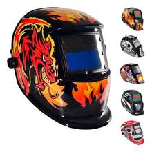 Careta De Soldar Uso Industrial Soldadura Electronica Diseño - Dragon Rojo - Ver 1