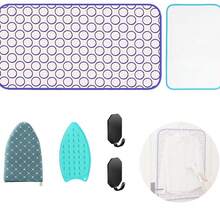 1pc Foldable Ironing Pad Heat-Resistant Ironing Board Waterproof Anti-Slip Hanging Soft Mat For Home Bedding Clothing Travel Portable Lightweight Space-Saving Ideal Gift - Multicolor - View 7