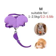Cute Angel Wings Rabbit Harness And Leash Set, Adjustable Anti-Escape Rabbit Leash, Breathable Outdoor Leash, Suitable For Baby Rabbits, Guinea Pigs, And Other Small Pets - Multicolor - View 9