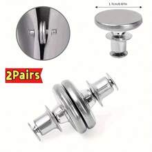 2 Pairs Magnetic Curtain Clips, Riveted Magnetic Curtain Clips, 1.7cm, 2cm, 2.5cm Magnetic Clips, Used To Fix Curtains, Fix Curtains Or Shower Curtains To The Wall, Prevent Them From Being Blown Away By The Wind. - Multicolor - View 16