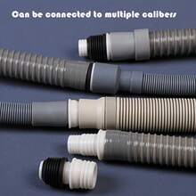 Washing Machine Drain Hose Extension Connector With Gasket, Plastic Pipe Plug, Water Outlet Connector, Multi-Purpose Reusable - Washing Machine Drain Hose Extension Connector - View 1