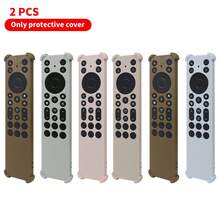 2入組防滑防震遙控器保護套，適用 RC923A FMB1 / RC813A FMB1，軟矽膠保護套外殼，適用 QM7K QM6K 系列電視遙控器 - 查看 1