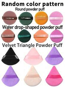 13-Piece Makeup Brush Set + 2 Random Color/Shape Makeup Sponges And Powder Puffs, Soft Makeup Tools Suitable For Eyeshadow, Foundation, BB Cream, Concealer, Blush, Powder, Makeup Brush Set For Women, Makeup Brush Combination, Makeup Brush Gift Box, Random Color - Black - View 4