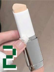 Barra de Base y Corrector de Doble Extremo, Producto 2 en 1 de Contorno en Crema e Iluminador, Pincel Integrado, Resistente al Agua de Larga Duración, Cobertura Completa, Acabado Mate Suave, Aplicación Rápida, Apto para Todos los Tonos de Piel, Esencial para la Vuelta a la Escuela - Talla única para todos - Ver 14