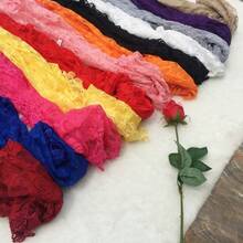 1pc New 2026 Lace Bandana Triangle Scarf Korean Style Etsy Hollow Silk Scarf Triangle Scarf For Women - Multicolor - View 2
