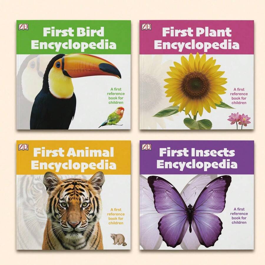 兒童百科全書，涵蓋動物、植物、昆蟲及其他方面，精美圖片，寓教於樂，幫助孩子拓展視野