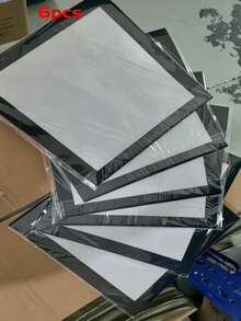 2/4/6件組磁吸鑽石畫框，尺寸10x16英吋/30x30公分－自黏式，適用於25.4x35.56公分/25x25公分畫作｜多功能展示，適用於牆面、窗戶、門｜黑色，房間裝飾家居裝飾牆面藝術收納，適用於萬聖節、聖誕節裝飾 - 彩色 - 查看 17
