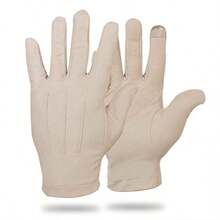 Bienvenu Driving Gloves For Men, Non Slip Touchscreen, Summer Sun Protection Gloves - Khaki - View 3