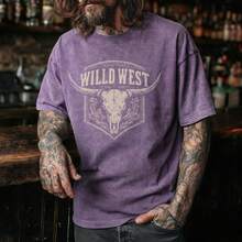 Women T-Shirts - 紫色 - 查看 2