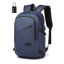 Laptop Backpack 15.6 Inch Large Travel Rucksack USB Charging Port Anti Theft Lock Water Resistant Computer Backpack For Men Women School Office - Royal Blue - View 13