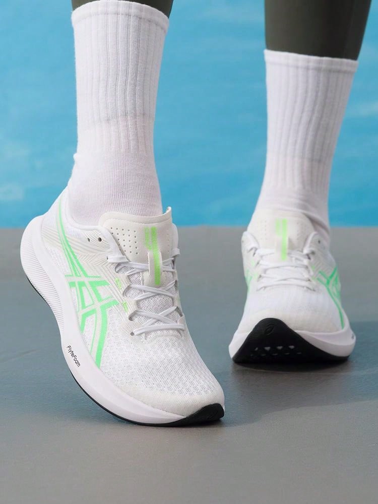 Asics Women's Running Shoes HYPER SPEED 5202 2026 Autumn New Marathon Racing Training Running Shoes 1012B863-101 - White/Green - View 1