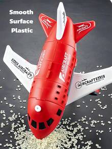 Airplane Toy With Small Car, 7-In-1 Aerial Fire Brigade With Scene Training Map And Fire Safety Warning Signs, Role Play, Perfect Holiday And Birthday Gift For Boys And Girls Aged 3+, Small Figure Airplane Toy - Multicolor - View 9