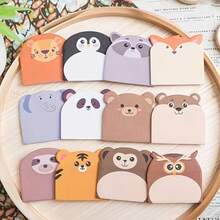 240pcs Cute Animal Shaped Blank Sticky Notes, Memo Pads, Notepad (20 Sheets/Book, 12 Books) - one-size - View 16