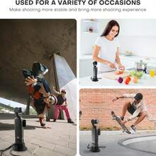 Pocket 4 3 垂直底座支架，矽膠防滑桌面支架，相容於 Osmo Pocket 4 3 Creator Combo，輕巧便攜 OSMO Pocket 4 3 手柄配件，Osmo Pocket 3 相機防滑矽膠固定底座支架 - 查看 6