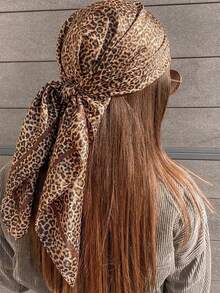 Brown Leopard Print