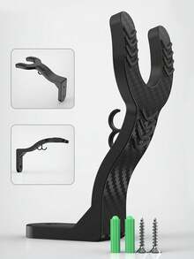 1PC Wall-Mounted Motorcycle Helmet Hook, Heavy-Duty Load-Bearing Electric Scooter Full Helmet Half Helmet Wall Hook, Built-In Small Hook For Keys, Motorcycle Helmet Storage Bracket - A - View 9